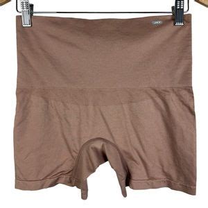 Jockey Intimates Sleepwear Jockey Jky High Waisted Mid Thigh Short Shapewear Nude Xl