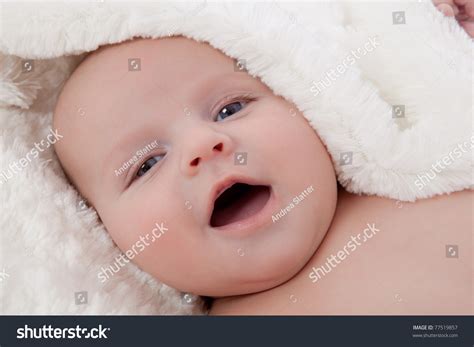 Adorable Naked Baby Boy Blue Eyes Stock Photo 77519857 Shutterstock