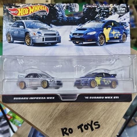 HOT WHEELS PREMIUM TWIN PACK SUBARU IMPREZA WRX 16 SUBARU WRX STI Shopee Malaysia