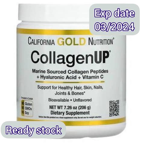 Jual california gold nutrition collagen UP marine hydrolyzed collagen ...