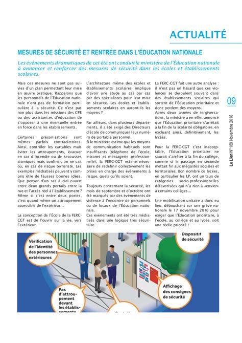 Mesures de sécurité et rentrée dans l’Éducation nationale