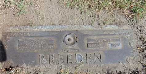 H Paul Breeden 1924 1998 Find A Grave Memorial