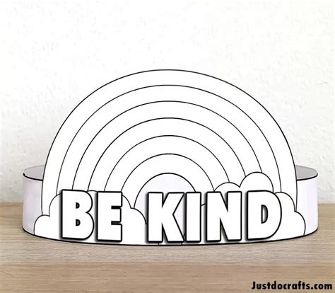 world kindness day hat crown  kind  printable templates