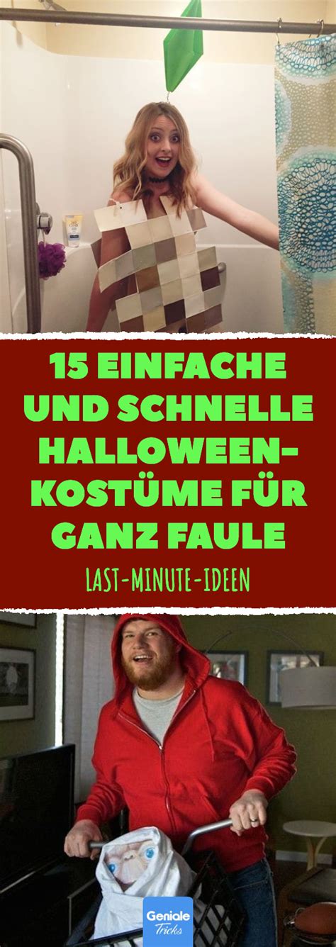 besten 15 Last Minute Kostüme für Faschingsparty Halloween