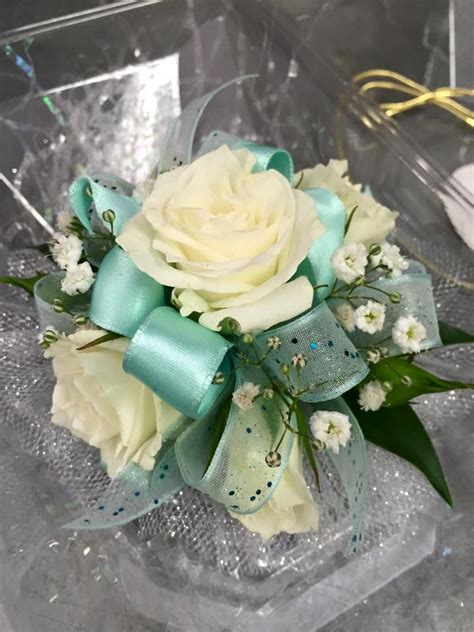 Wrist Corsage For Emerald Green Dress Corsage Prom