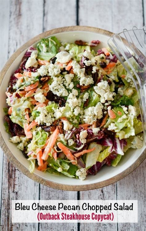 Bleu Cheese Pecan Chopped Salad Carries Experimental Kitchen