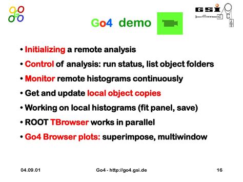 Go4 CHEP 2001 Multithreaded Inter-Task Communication with ROOT - - ppt ...