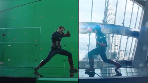 Avengers Endgame Making Of For The Cap Vs Cap Fight The Art Of Vfx