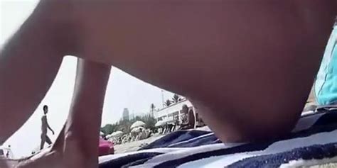 Gf Does Pilates On A Nude Beach Tnaflix