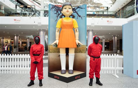 Netflix Brings Iconic Squid Game Doll to Fans in Manchester - About