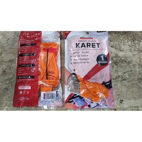 Jual Freeongkir Sarung Tangan Karet Orange Sarung Tangan Cuci Piring