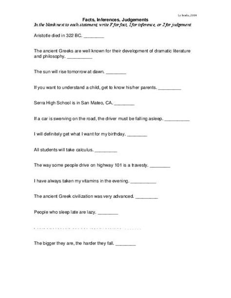 Critical Thinking Worksheets For 5th Graders