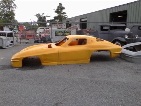 chevy corvette split window fiberglass replica body vintage