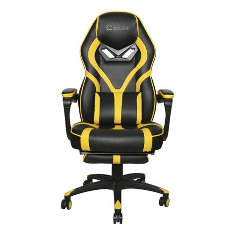 Massage Gaming Chair, Racing Office Computer Game Chair, Ergonomic High ...
