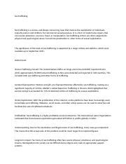 Understanding Sex Trafficking Global Impact Modern Challenges Course Hero