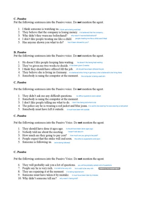 Forma Passiva Inglese 1