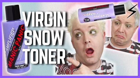 Testing Manic Panic Virgin Snow Toner AGAIN YouTube