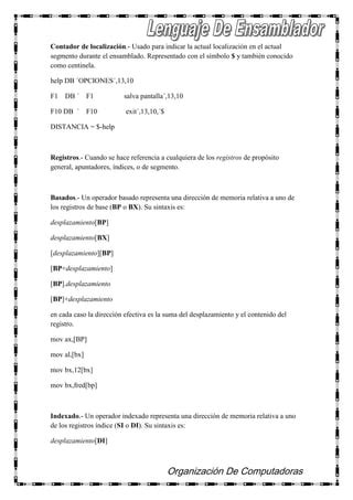 Lenguaje Ensamblador PDF