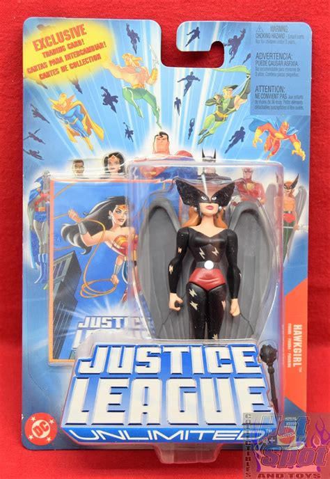 Hot Spot Collectibles And Toys Justice League Unlimited Exclusive Trading Card Hawkgirl Figure