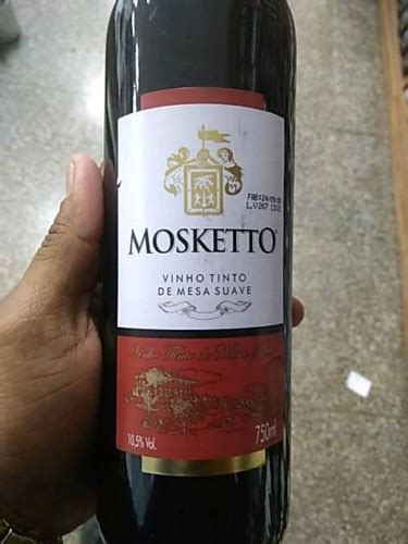 Mosketto Tinto De Mesa Suave Vivino Brasil