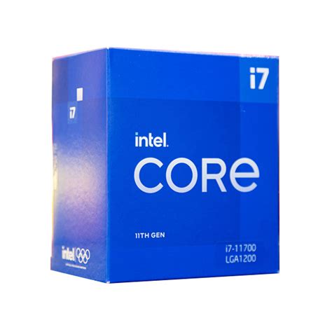 CPU Intel Core i7-11700 (2.5GHz turbo up to 4.9GHz, 8 nhân 16 luồng ...