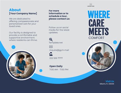 Free Nursing Brochure To Customize Online And Print