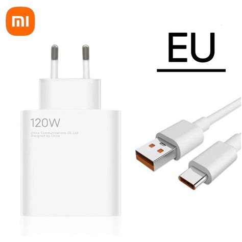 Original Xiaomi Charger 120W Fast Charger HyperCharge Turbo Charging