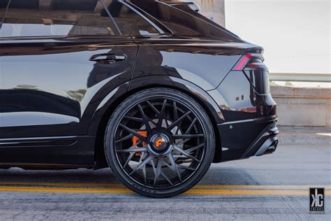 Audi Q8 Black Forgiato Blocco Ecl Wheel Front