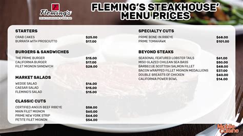 Fleming S Steakhouse Menu Prices Promotions 2024