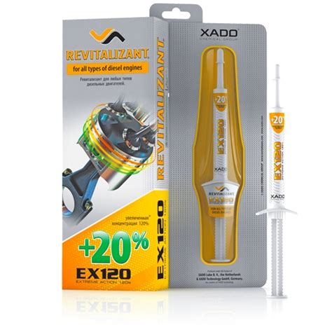 XADO Revitalizant EX120 for Diesel Engine (Syringe 8ml) – Official Site ...