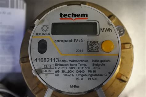 Techem compact Wärmemengenzähler mit Gehäuse in Kreis Ostholstein ...