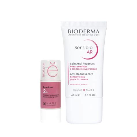 Набор Bioderma Sensibio AR Крем 40мл + Etat Pur Сыворотка с эноксолоном ...