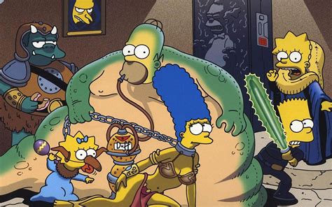 The Simpsons Star Wars Hut The Simpsons Wallpaper 33173658 Fanpop