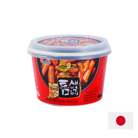 PALDO TEUMSAE HOT SPICY TTEOKBOKKI RICE CAKE 166G Kelokal