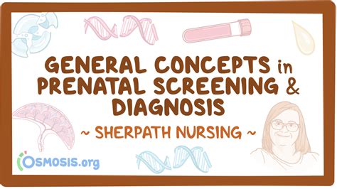 General Concepts In Prenatal Screening And Diagnosis Osmosis Video