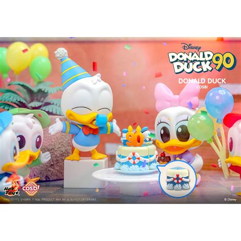Hot Toys Blind Box ฟกเกอร ของสะสม Cosbi CBX178 Donald 90th Donald