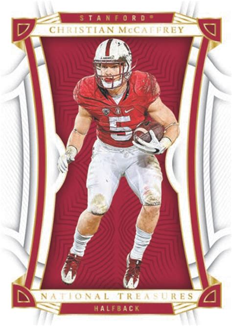 Panini National Treasures Collegiate Football Cards Checklist