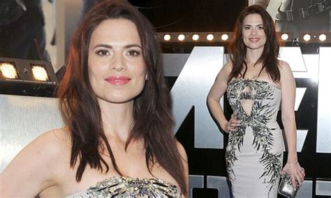 Hayley Atwell Jeans And Heels