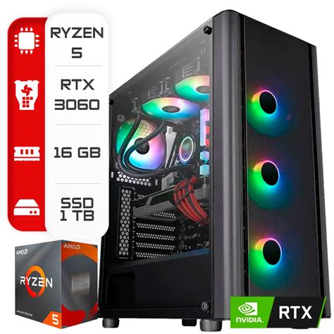 Mexx | PC AMD RYZEN 5 5600XT B550 16GB 1TB RTX3060