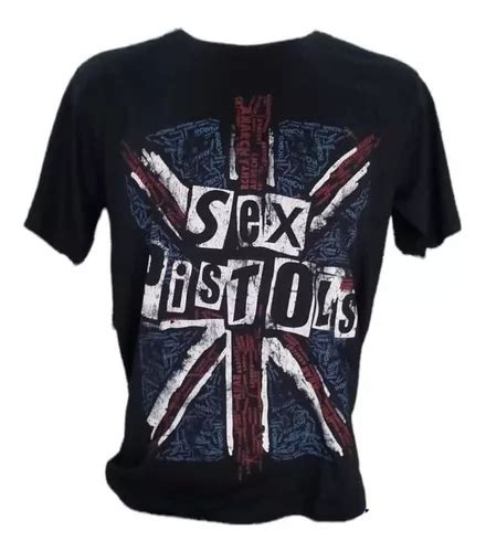 Camiseta Sex Pistols Flag MercadoLivre