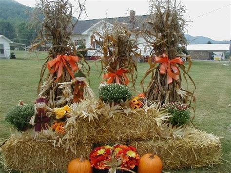 Outside Fall Decorations Fall Yard Decor Harvest Decorations Fall