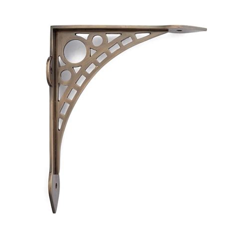 Naiture Solid Brass Wall Mount Shelf Bracket In 2 Sizes And 6 Finishes Brass Shelf Brackets