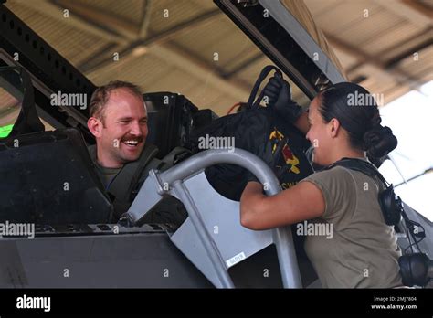 U S Air Force Capt Dillon Garvin 19th Fighter Squadron F 22 Raptor