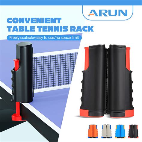 Retractable Table Tennis Net Portable Ping Pong Net Post Exercise ...