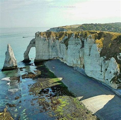 Sea Cliffs Of Étretat Normandy France The Sea Cliffs Of Étretat Are