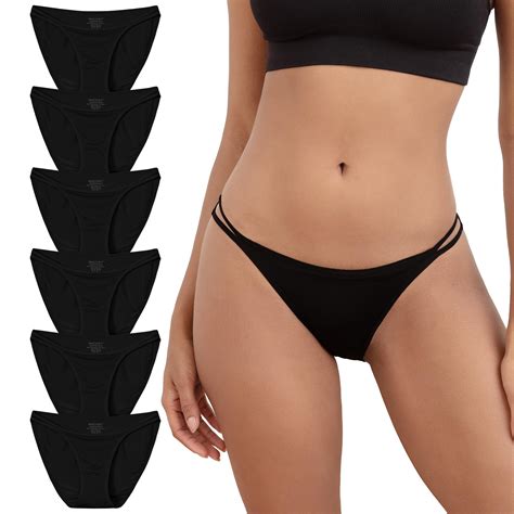 INNERSY String Bikini Panties For Women Sexy Silky Cheeky Underwear