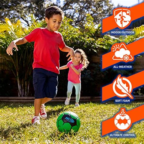 Nerf Kids Foam Mini Soccer Ball Proshot Youth Soccer Ball 7 Indoor