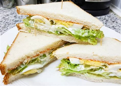 Resep Sandwich Telur Sehat Simple Oleh Aulia Ardiyanti Cookpad