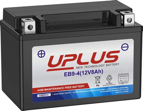 Yuasa Yuam329bs Ytx9 Bs Maintenance Free Agm Battery With Acid Pack Automotive