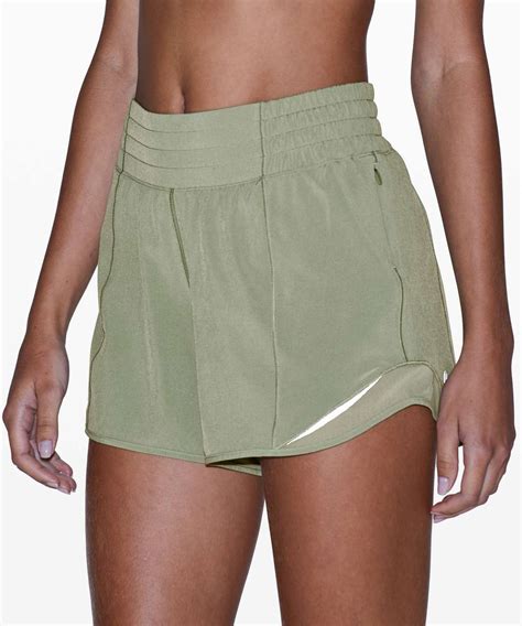 Lululemon Hotty Hot Short High Rise Long 4 Sea Moss Lulu Fanatics